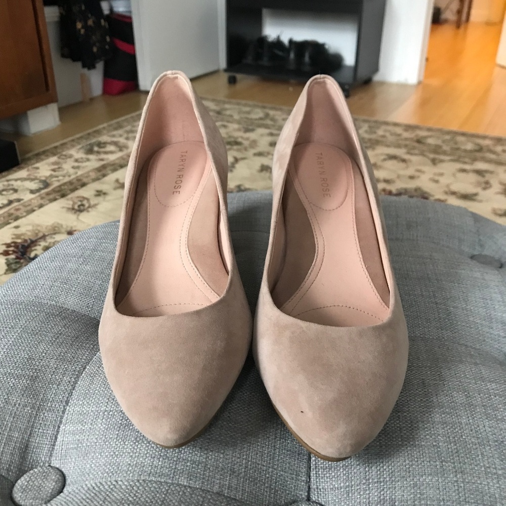 Taryn Rose Suede Pumps